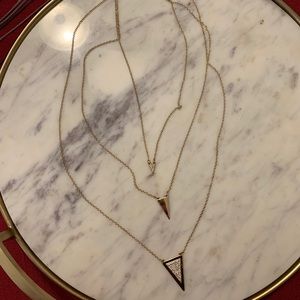 GOLD TRIANGLE NECKLACE